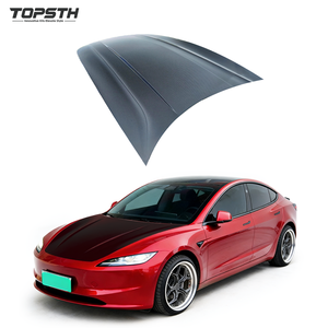 Capó <span class=keywords><strong>de</strong></span> Fibra <span class=keywords><strong>de</strong></span> <span class=keywords><strong>Carbono</strong></span> Ligero Personalizado Cyber Dry para <span class=keywords><strong>Tesla</strong></span> Model 3 2024+, Cubierta <span class=keywords><strong>de</strong></span> <span class=keywords><strong>Motor</strong></span> <span class=keywords><strong>de</strong></span> Alto Rendimiento, Nuevo - Product Image 1