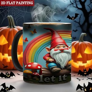 Mug en céramique noir givré 11oz, tasse magique changeante de couleur, pour les boissons quotidiennes - Product Image 6