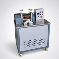 Kunststoff-Pelletiermaschine Zweiwalzenmühle PVC PE PP EVA Masterbatch-Compound-Dispersion Misch- und Granuliergerät für Probenlabor CE-zertifiziert