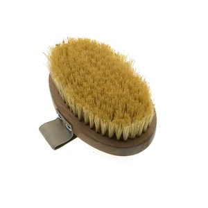 Spazzola da bagno in legno di faggio di alta qualità con setole di Agave <span class=keywords><strong>pelle</strong></span> <span class=keywords><strong>secca</strong></span> spazzola per il <span class=keywords><strong>corpo</strong></span> spugne e scrubber all'ingrosso - Product Image 2
