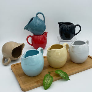 Jarra de Cerâmica para Café de 250ml, Acessórios de Cerâmica, Jarra de Creme, Jarra de Açúcar e Leite, Pote de Molho para Restaurante - Product Image 3