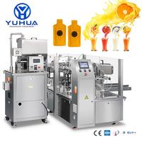 Machine d'emballage de sachets préformés YH pour sachets de formes irrégulières et spéciales, jus, café, pâte, sirop d'érable
