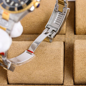 Montre mécanique pour homme haut de gamme, surface miroir saphir, effet lumineux bleu glacé, boîtier en acier inoxydable 316L - Product Image 5