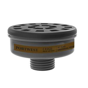 PORTWEST - P906BKR GAS Filter A2 negro con Rosca Universal-EAN 5036108273980 MÁSCARAS Y FILTROS DE REPUESTO - Product Image 1