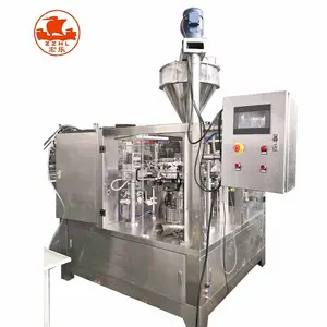 Fast Speed High Efficient Automatic Flour Milk Spices Powder Pesticide Bag Weighing Packing Filling And Sealing Machine