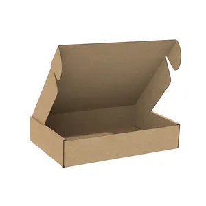 Toptan çevre dostu lüks hediye kağıdı özel logolu kutu oluklu ambalaj ayakkabı giysi güncel nakliye kağıt kutusu