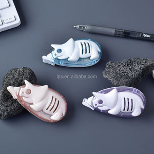Cinta correctora de dinosaurios de dibujos animados-Cinta correctora de alta precisión para niños Papelería Novedad Suministros de oficina - Product Image 4