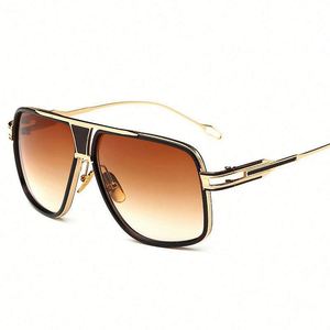 Lunettes de soleil carrées classiques vintage personnalisées en gros, lunettes de soleil pour hommes en métal UV400 - Product Image 5