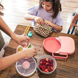 Kids Lunch <b>Box</b> Snack Container Moisture Proof Sealed Fruit Tray Candy <b>Box</b> Portable Melon Storage <b>Box</b> - Product Image 4