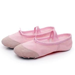 Zapatos de Ballet para niñas, zapatillas de baile de Ballet de suela blanda de lona, para práctica, <span class=keywords><strong>bailarinas</strong></span> - Product Image 1