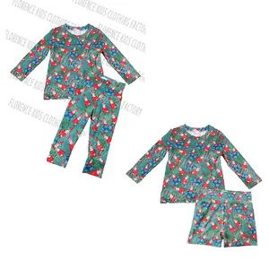 DH OEM conjuno de chico圣诞工厂制造竹子学步儿童服装新生婴儿服装套装0-3个月男孩