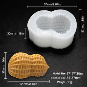 Molde de Silicona 3D con Forma de Oso <span class=keywords><strong>para</strong></span> Hornear, <span class=keywords><strong>para</strong></span> Fondant, Pastel, Pudín, Repostería Decorativa, con Diseño de Corazón y Cacahuete - Product Image 5