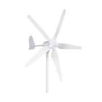 Système de production d'énergie éolienne OLU FG 500W Protection de décrochage aérodynamique Lames en matériau composite Utilisation des télécommunications pour champs pétrolifères