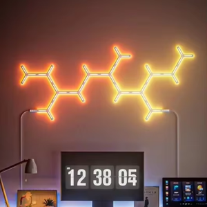 Tuya lượng tử thông minh Nhà tường đèn hiện đại dẫn tự làm tổ ong thiết kế Trắng âm thanh tăng cường cho chơi game bầu không khí kiểm soát thông qua Wifi - Product Image 4