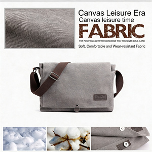 Sac bandoulière messager rétro vintage en toile légère de luxe pour homme, grand format, décontracté, durable, avec motif lettres, idéal pour l'été - Product Image 5
