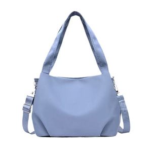 Lightweight Waterproof Zipper Closure Summer Autumn Travel Hobo School Adjustable Strap Large Capacity Women's Polyester Tote - Product Image 6