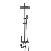 Nouvelle conception de mitigeur de douche thermostatique avec système de pluie douce et silencieuse, doté d'un noyau de valve en céramique, pour villas et appartements