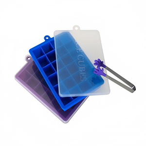 Molde de Hielo Cuadrado de Silicona de Grado Alimenticio, Flexible, Portátil, de Gran Capacidad, con 24 Cavidades, Reutilizable, Apto para Lavavajillas, para Helados - Product Image 6