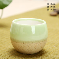 Petit Pot de fleur succulente en céramique couleur gelée Mini décoration de la maison