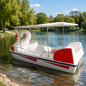 Kayak de Pesca con Pedales, Bote de Rafting con Dos Sistemas de Control, Bote de <span class=keywords><strong>Segunda</strong></span> <span class=keywords><strong>Mano</strong></span> de Fibra de Vidrio y Aleación de Aluminio, Bote de Velocidad, Bote con Parachoques - Product Image 1