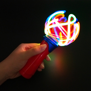 LED Magic Spinning Wand Colorful Flashing Rainbow Stick Spinning Windmill Toy LED Light up Spinning Wand With Music - Product Image 3