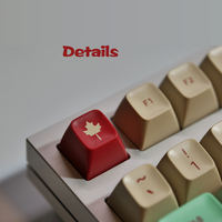 Tecsee Clavier mécanique Keycaps Profil SA Double Shots ABS Langue personnalisée Clavier japonais/allemand Keycaps