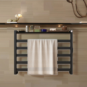 Smart nero bagno elettrico scaldabagno termotermiche tessuto per termosifone schermo riscaldatore per bagno asciugamano riscaldato - Product Image 1