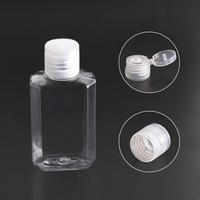 Botellas de Plástico PET Transparentes con Tapa Abatible de 20/410 24/410 28/410 30ml 50ml 60ml 80ml 4oz 100ml 150ml 250ml 300ml 400ml 500ml