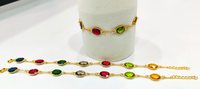 Elegante y Hermosa Pulsera de Acero Inoxidable para Mujer, Hecha a Mano, con Bisel de Cuarzo Clásico, Adorno de Perla de Imitación y Cadena de Eslabones Múltiples