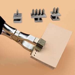 <b>Leather</b> Craft <b>Tool</b> Set With Pliers Needle Thread Spools Stainless Steel Hand <b>Tools</b> For DIY Crafts - Product Image 6