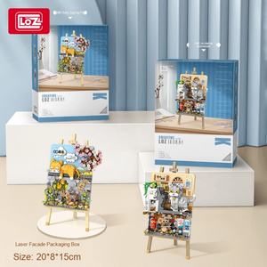 Tren de Juguete de Plástico Pequeño, Rompecabezas 3D, Modelo para Armar a Mano, Juguete Educativo, Regalo, Venta al por Mayor, OEM, Adorno, Bloques de Construcción de Tren de Primavera - Product Image 4