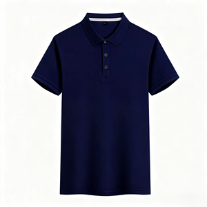 Camisa Polo de Negocios 2026 de Verano, Nueva, de Alta Calidad, Estilizada, de Secado Rápido, Transpirable, con Diseño de Doble Borde Blanco Estampado - Product Image 1
