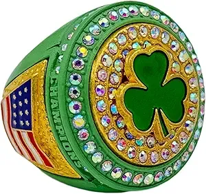 Anillo de Aleación con Gema de Trébol de Color Especial Personalizado del Campeonato de la <span class=keywords><strong>MLS</strong></span> 2024 - Product Image 2