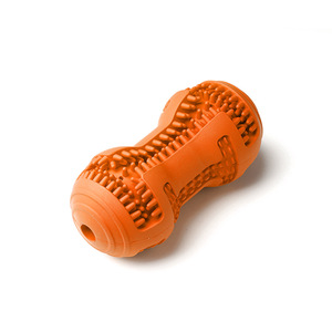 Natural Rubber Dental Chew <b>Toy</b> Medium Orange For <b>Teeth</b> Cleaning Pet Interactive Chewable <b>Toy</b> - Product Image 1