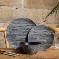 Ensemble de vaisselle en mélamine écologique pour le camping en plein air, designs personnalisés, ensembles de bols et d'assiettes pour usage en restaurant, comprend