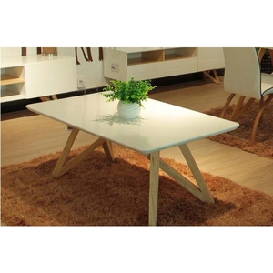 Nova <span class=keywords><strong>MDF</strong></span> với sơn mài có độ bóng cao Bàn cà phê di động nội thất sân vườn gỗ sang trọng hiện đại bàn trà - Product Image 2