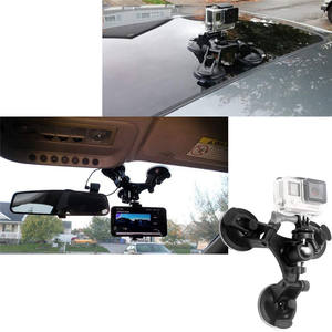 Support de fixation à ventouse triple pour caméra d'<span class=keywords><strong>action</strong></span> sur pare-brise de voiture pour GoPro Hero 13 12 Insta360 X5 X4 DJI <span class=keywords><strong>Action</strong></span> 6 5Pro 4 3 - Product Image 5
