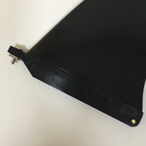 Plástico negro 7,8, 9,10, <span class=keywords><strong>11</strong></span> <span class=keywords><strong>pulgadas</strong></span> sola aleta tabla de <span class=keywords><strong>surf</strong></span> aleta central - Product Image 2