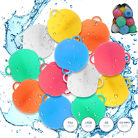 Ballons d'eau réutilisables ODM, balles d'eau en silicone, remplissage rapide, balles à éclaboussures, bombes d'eau rechargeables, jouets de piscine d'été pour enfants