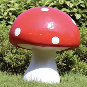 Fabriek Aangepaste Gigantische Decoratieve Paddestoel Rekwisieten/Tuin Decoratieve Sculptuur Paddestoelen/Grote Hars Paddenstoel Beelden Te Koop