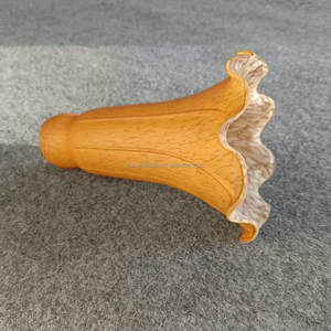 Pantalla de Lámpara de Vidrio Soplado a Mano, Color Ámbar, Estilo Europeo, con Forma de Lirio de Estanque, Fácil Instalación, para Uso en Interiores - Product Image 6