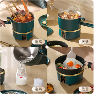 220V biểu tượng tùy chỉnh đa chức năng nồi cơm điện có thể gập lại multicooker với 2L Công suất multicooker Bộ - Product Image 3