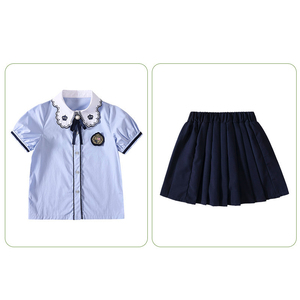 Uniforme escolar de verano de alta calidad, conjunto de manga corta para La Academia británica para niños, se acepta personalizado - Product Image 6