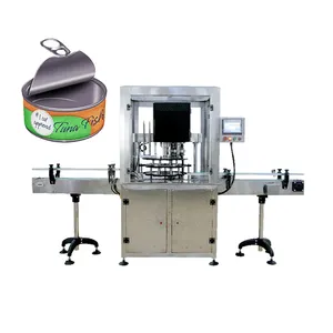 50-55pcs/min Automatic Can Sealing Machine/Plastic Paper/metal Bottle Tin Can Seaming Machine