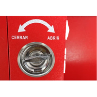 Armoire d'équipement de lutte contre les incendies à double porte de haute qualité avec enrouleur de tuyau et extincteur