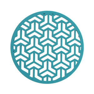 แผ่นรองแก้วทำจากผ้าสักหลาดโพลีเอสเตอร์ ตัดด้วยเลเซอร์ พิมพ์โลโก้ตามสั่ง ขนาด 20 ซม. ทนทาน กันน้ำ เหมาะสำหรับใช้เป็นของแจก - Product Image 1