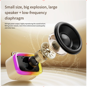 Altoparlante RGB Colorato, Compatto, di Alta Qualità, ad Alto Volume, <span class=keywords><strong>Portatile</strong></span>, per Esterni, Casa, Regalo d'Atmosfera - Product Image 5