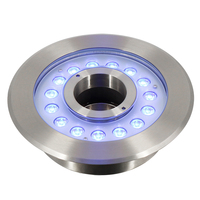 Pemasok Tiongkok lampu air mancur LED lanskap Stainless Steel IP68 24V RGBW/RGB kontrol DMX512
