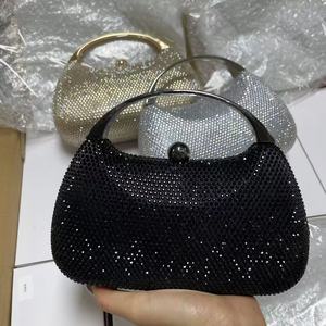 <span class=keywords><strong>Pochette</strong></span> <span class=keywords><strong>da</strong></span> Donna di Lusso 2026, Borse Trendy per Matrimoni e Feste, Borsetta con Cristalli e Strass, Ultima Clutch <span class=keywords><strong>Argento</strong></span> - Product Image 1
