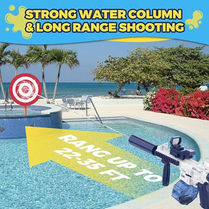 Pistolet à eau en plastique électronique pour enfants avec capuchon de tir automatique jouets de plage et de <span class=keywords><strong>piscine</strong></span> en plein air - Product Image 4
